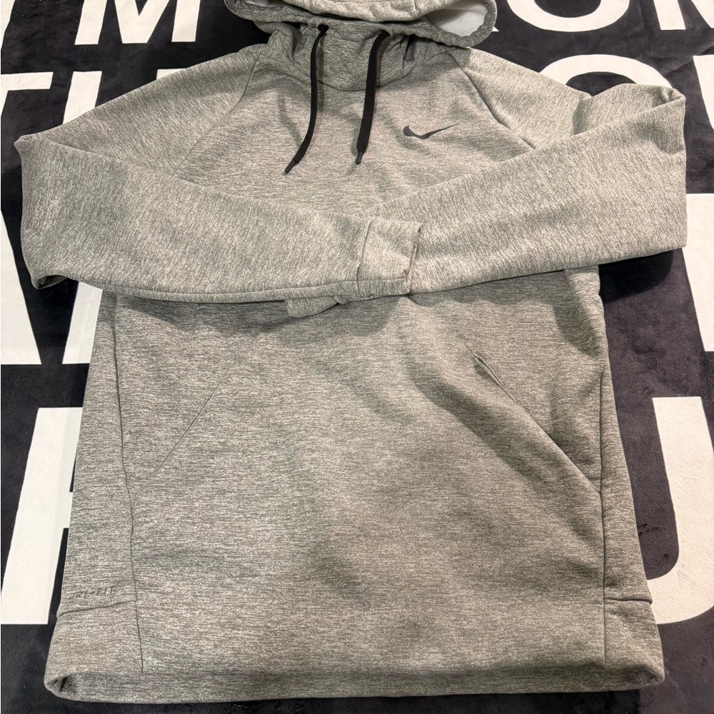 Nike Men's Heather Gray Hoodie